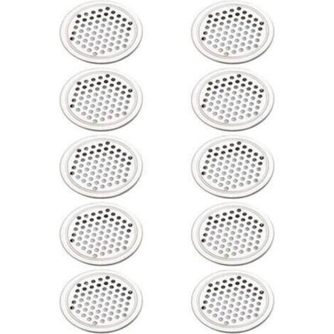 20 Runde Edelstahl-lüftungsgitter, Geeignet Für Schränke Und Küchenmöbel (53 Mm)