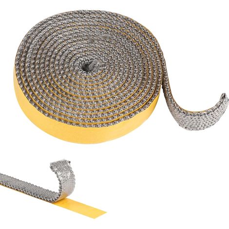 Kamineinsatz-dichtung, Selbstklebendes Geflochtenes Dichtungsband Für Ofen, Hitzebeständige Abdichtung (3mm X 20mm X 2,5m)
