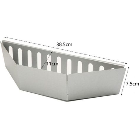 2er-set Holzkohlekörbe Für Grill – Für Camping Und Heckklappe – Verzinktes Design