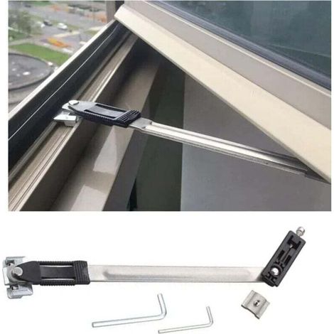 Edelstahl-fensterbegrenzer Fensterverriegelung Fensteröffnungsbeschränker Anti-öffnungsschutz Für Fenster Kindersicherungsschloss Windschutz Für Fenster Fensteranschlag Ohne