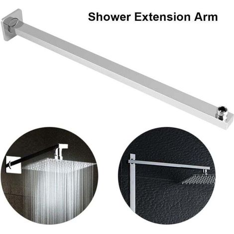 60 Cm Wand-duscharm, Fester Duschverlängerungsarm Mit Halterung Für Regenduschkopf