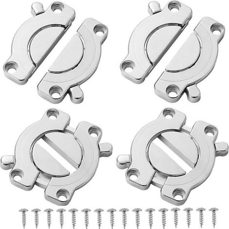4 Stück Tischverbinder Aus Zinklegierung, Arbeitsplattenverbinder, Tischplattenverbinder, Tischverbinder, Plattenverbinder, Ideal Für Büro Und Zuhause