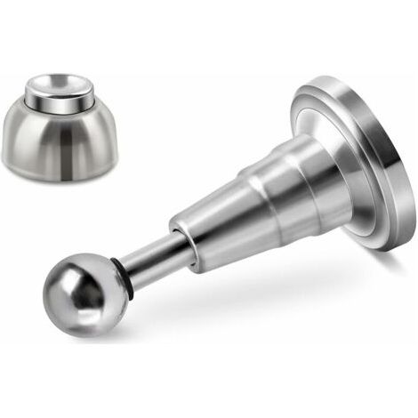 Magnetischer Türstopper Mit Hydraulischem Dämpfer, Robust, Aus Edelstahl, Magnetischer Türhalter Zur Wandmontage