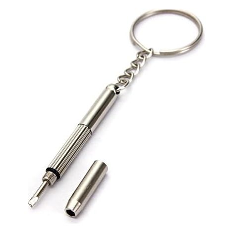 Bester Preis 3-in-1 Mini-mikro-schraubendreher In Brillenform, Werkzeugset Für Sonnenbrillen Und Uhren Mit Schlüsselanhänger, Heißer Verkauf, Neu