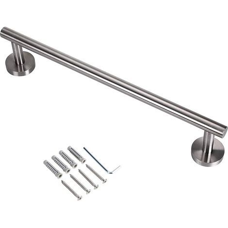 Gebürsteter Edelstahl-handtuchhalter, Silber, 40 Cm