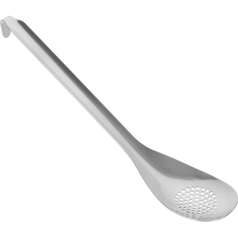 Edelstahl-schlitzlöffel 7,80 Zoll Wiederverwendbares Küchenutensil Für Zuhause, Restaurant, Party Und Bankett