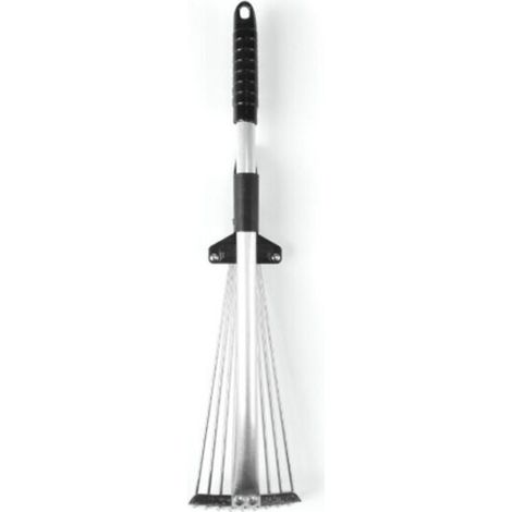 Verstellbarer Klappbarer Garten-laubrechen, Ausziehbarer Metall-rechen, Teleskopischer Laubrechen, Laub-rack, Reinigungsrechen Für Garten, Rasen Und Hof