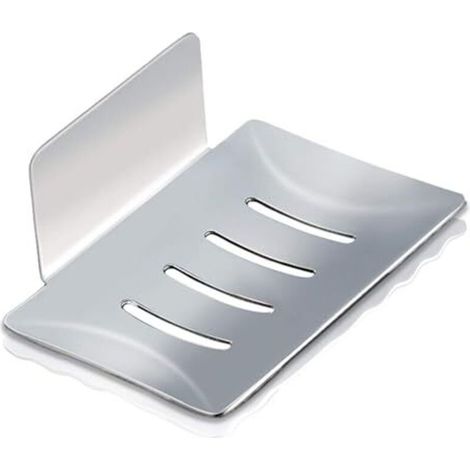 Wandseifenspender, Selbstklebender Duschseifenspender Aus Edelstahl, Seifenbox Für Küche Und Badezimmer, Zur Aufbewahrung Von Schwämmen, Seife Und Bürsten (silber)