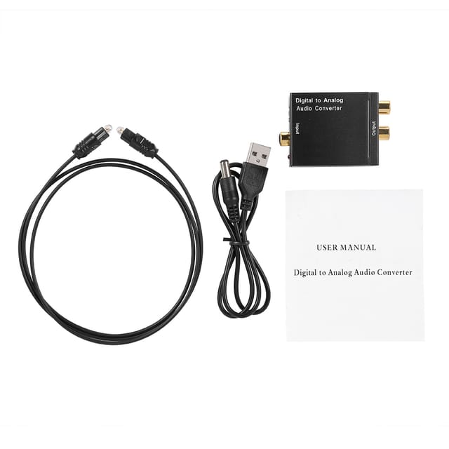 Digitaler Optischer Zu Analoger Koaxialer Audio-konverter Rca-adapter