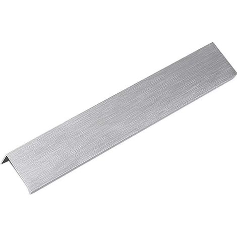 Küchenschrankgriff, Versenkter Silbergriff, Verdeckter Türgriff Aus Aluminiumlegierung, 2 Stück, Lochabstand 224 Mm