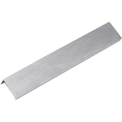 Küchenschrankgriff, Versenkte Silbergriffe, Versteckte Türgriffe Aus Aluminiumlegierung, 2 Stück, Lochabstand 192 Mm