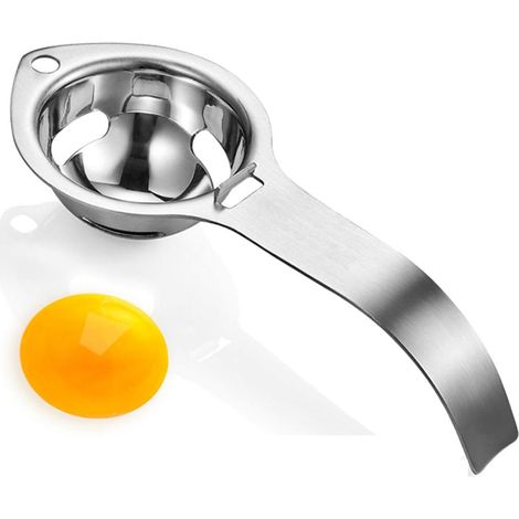 Edelstahl-eiertrenner, Eiertrenn-gadget Für Die Küche, Trenner Für Eiweiß Und Eigelb, Eiweiß-eigelb-trenner, Küchenwerkzeug, Spülmaschinenfest