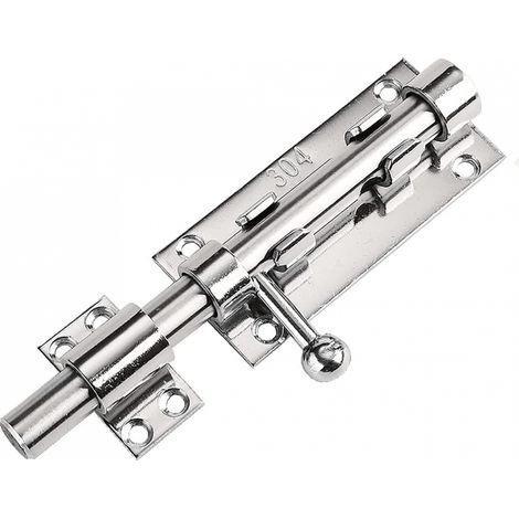 Türriegel, Türschloss, Garagentür-riegel, Außentür-riegel Aus Edelstahl 304, Durchmesser 14 Mm, 160 Mm