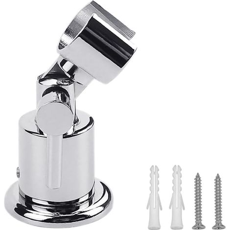 Verstellbarer 180° Duschhalter Aus Metall Mit Griff, Wandbefestigung, Halterung Für Handbrause