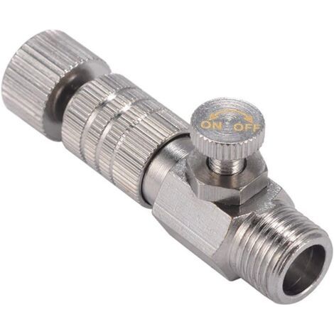 Schnellkupplung Für Airbrush, 1/8" Bsp Adapter Mit Regelventil Für Luftkompressor Und Airbrush-schlauch