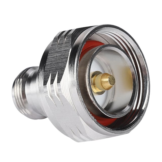 Stück Hf-stecker Din 7/16 Auf N-buchse Gerade Für Rg8/rg213-kabel – Hochleistungsadapter