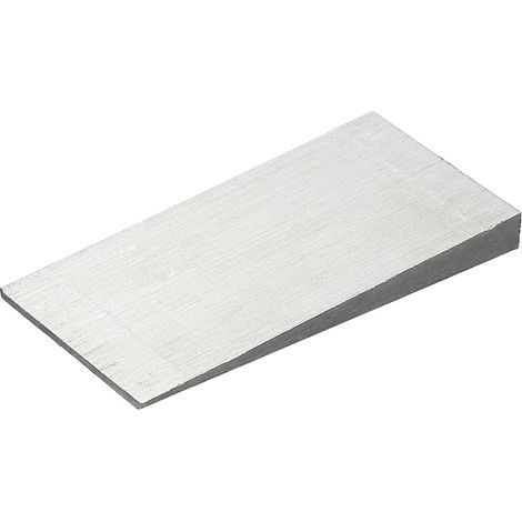Metallmünze, 4x2x0,4 Zoll Stahlkeile Aus Kohlenstoffstahl, Abgeschrägte Dreieckige Unterlegscheiben Für Feste Und Langlebige Flansche, Zum Schweißen, Ausrichten Und Rohrwerken, Silberfarben