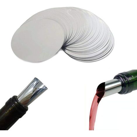 Set Aus 20 Silbernen Aluminium-weinausgießern