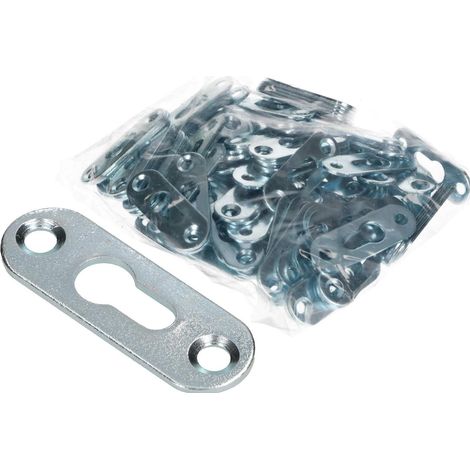 Satz Von 100 Galvanisierten Rundkopfbeschlägen 44 X 16 Mm - Universal - Für Schränke - Schnelle Montage