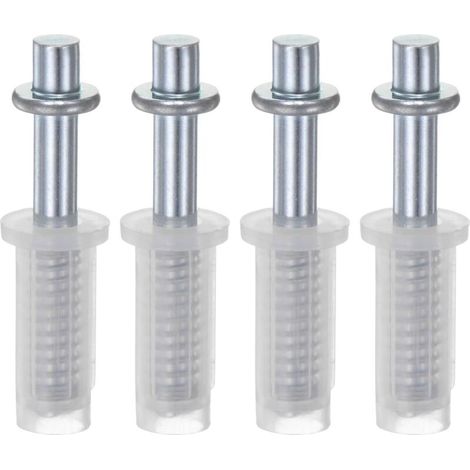 Satz Von 4 Oberen Scharnieren Mit Zwei Flügeln, 9,5 Mm, Gefedert, Für Falttüren
