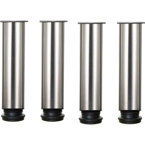 Möbelfüße - 4er-set Höhenverstellbare Edelstahlfüße Für Sofa, Tisch Und Schränke - 30 Cm