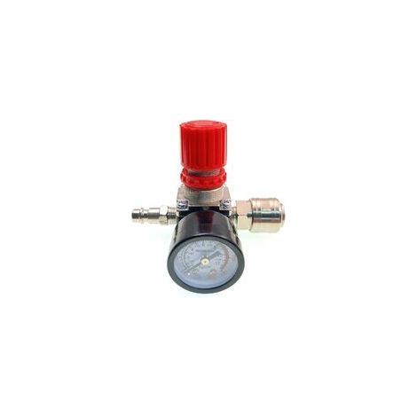 Druckregler Für Luftkompressor, Druckregelventil 140 Psi 12 Bar, 1/4-zoll Pneumatischer Druckregler