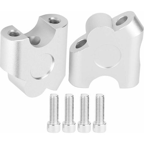 Lenkererhöhung, 22mm Universal Motorrad Lenker Riser Lenkerklemme B K Move Mount Adapter (chrom) Riser 22mm Riser 22mm Lenkererhöhung Motorrad 22mm+lenkererhöhung Motorrad-liaiki