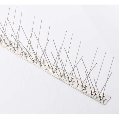 10er Pack 3,3 Meter Edelstahl-vogelspitzen - Tauben-, Spatzen- Und Krähenabwehr