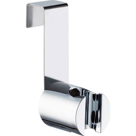 Silberne Duschpistolenhalterung Für Toiletten, 4,29,8 Cm, 1 Stück, Edelstahl-duschkopfhaken Ohne Bohren.