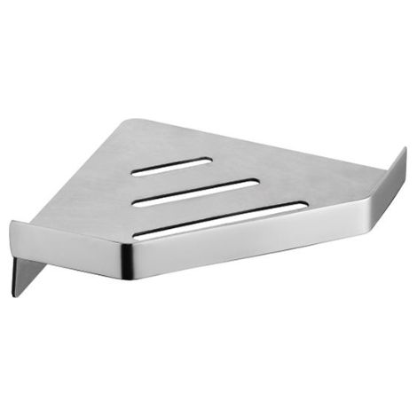 Eckablage, Duschraumhalterung (silber)