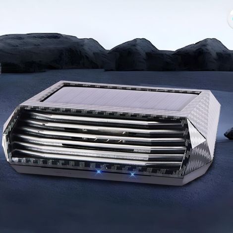 Solar-luftreiniger Für Autos Mit Usb-ladung Und Ozongeruchsbeseitigung