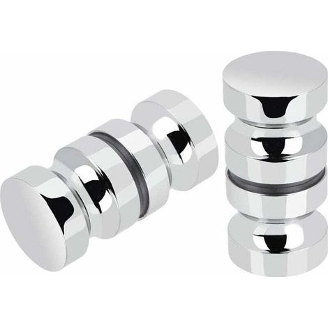 2 Paar Edelstahl-griffe Für Schiebetüren Aus Glas, Türgriffe Für Duschabtrennungen, Geeignet Für Badezimmer, Küche, Haus, Büro Und Hotel