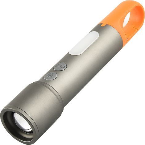 Taschenlampe Led-taschenlampe, Hohe Helligkeit, Zoombar, Usb-c Aufladbar, Cob-schlüsselanhänger-arbeitsleuchte, Mehrfarbige Linse Mit Tragbarem Haken Für Camping, Wandern, Jagen Und Notfälle