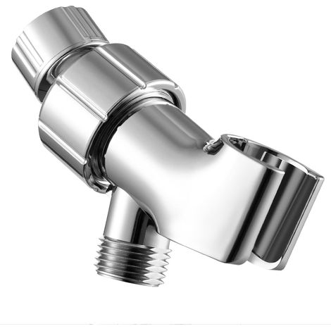 Handbrausehalter, Verstellbarer Duscharmhalter Zum Verbinden Von Duscharm Und Duschschlauch, Chromfinish