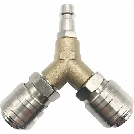 Druckluftanschluss, Druckluftschalter, 1/4"-gewindeanschluss, Rostbeständiges Messing, Vollständig Montiert Und Einsatzbereit
