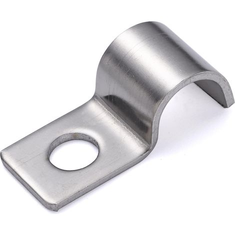 25 Stück P-clips Für Kabel, Ein Loch, Edelstahl-klemmen Zur Befestigung Von Rohren, Clips Als Klemme Zur Fixierung Von Kabeln Und Drähten, Ø 4 Mm