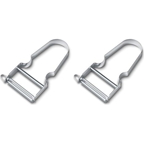 Kartoffelschäler, Oszillierende Doppelklinge, Metallgriff, (2er-set)