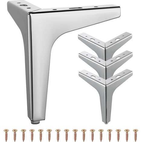 4 Stück Dreieckige Metallmöbelfüße, 10 Cm, Für Sofa, Couchtisch, Tv-schrank Und Andere Möbel