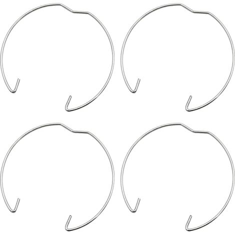 36 Stück Federklammerringe 50mm Für Gu10 Mr16 Strahler, Federklammerringe, Befestigungsringe Clips Für Led-, Halogenlampen Oder Einbaustrahler In Silber.