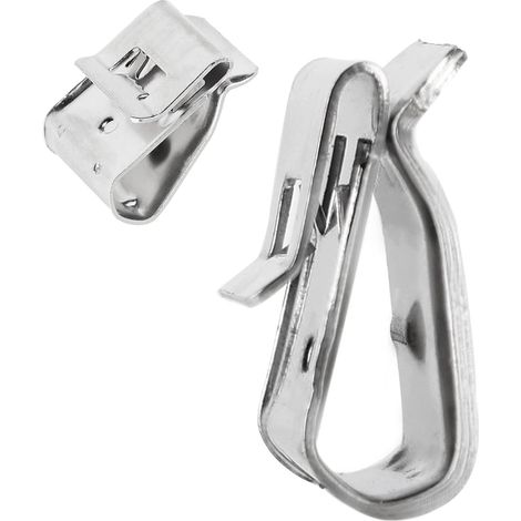 50 Stück Kabelclips, Edelstahl-kabelbinder, Sterilisator Für Einmachgläser, Kabelbefestigung, Kabelhalterung, Solarpanel-befestigung