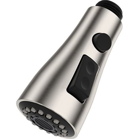 Ersatz Für Küchenarmatur-kopf Mit Ausziehfunction, 3-funktions-sprühkopf Für Küchenspüle, Kompatibel Mit Moen- Und Kohler-armaturen, Gebürstetes Nickel