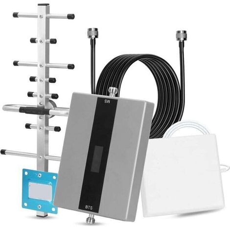 Handy-signalverstärker, Dreibandiger Lte-gsm-2g-3g-4g-repeater 800/900/2100 Mhz, Alle Netzanbieter Erzielen Mehr Als 68 Db Gewinn