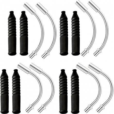 8er Set Kabelhüllen Für Bremszüge, Fahrradzubehör Für V-brakes, Mtb Bremsnippel Für Sanftes Und Effizientes Bremsen