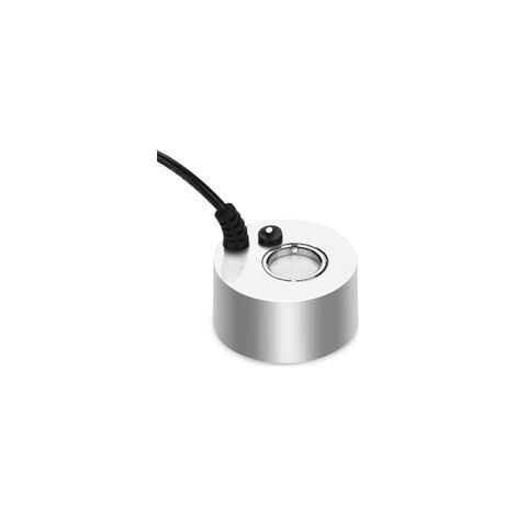 Ultraschall-vernebler Aus Metall, 24 V, Nebelgerät Für Teich, Aquarium, Garten, Halloween, Eu-stecker (silber)