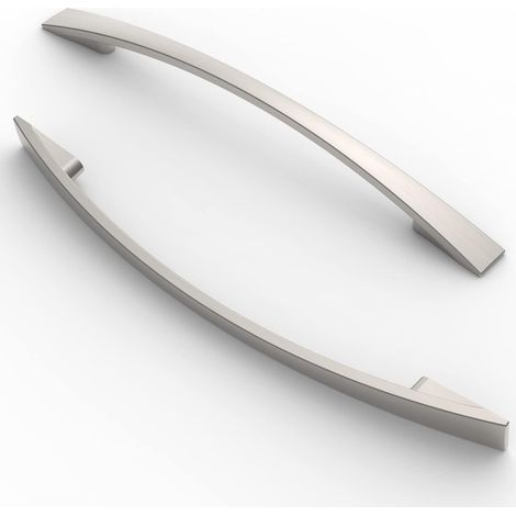 Möbelgriff, 10 Stück Griffe, Lochabstand 160 Mm, Möbelgriffe, Schrankgriffe, Küchengriffe, Griffe, Schubladengriffe Für Möbel, Gebürstetes Nickel
