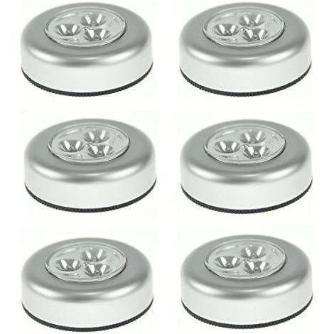 Selbstklebende Led-nachtlichtlampe, Betrieben Mit 3 Batterien, Für Schrank/garderobe/regal/eingang/küche/flur