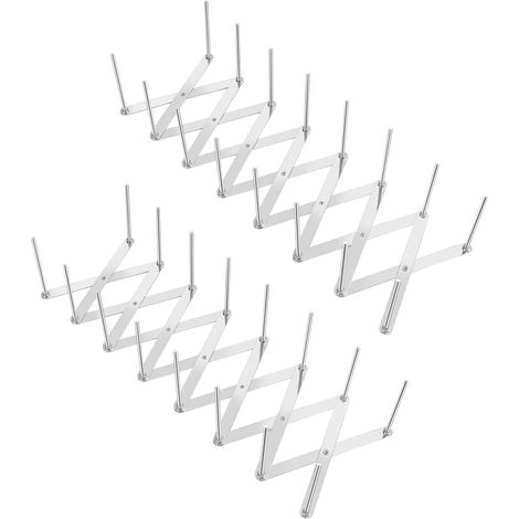 2 Stück Verstellbarer Topfdeckelhalter Aus Edelstahl, Spareribs-halter, Edelstahl-spareribs-halter Für Die Zubereitung Von Spareribs Oder Braten