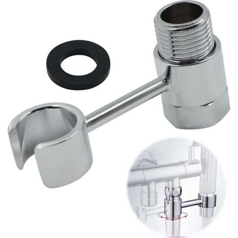 Duschhalterung - 20 Mm Anschluss, Universell, 360° Verstellbar, Wandmontage, Wc-sprühkopf Für Badezimmer, Tragbar, Austauschbar, Ohne Bohren, Verchromtes Messing