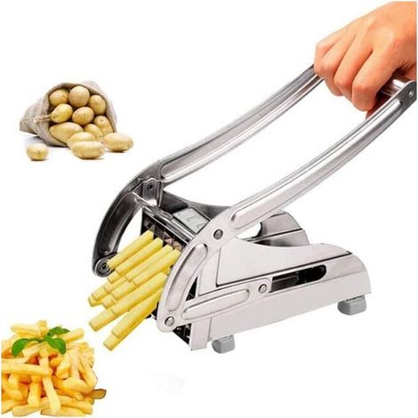 Küchen-aufbewahrungsaccessoire – Professioneller Edelstahl-pommes-frites-schneider Für Kartoffeln Und Gemüse, Geeignet Für Den Privaten Und Gewerblichen Gebrauch