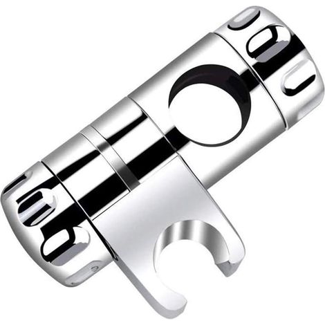 Duschhalter, Verstellbarer Duschhalter Für Wandstange, Handduschenhalter, Austauschbarer Duschkopfhalter, 25 Mm Durchmesser, Verstellbar, Abs, Chrom